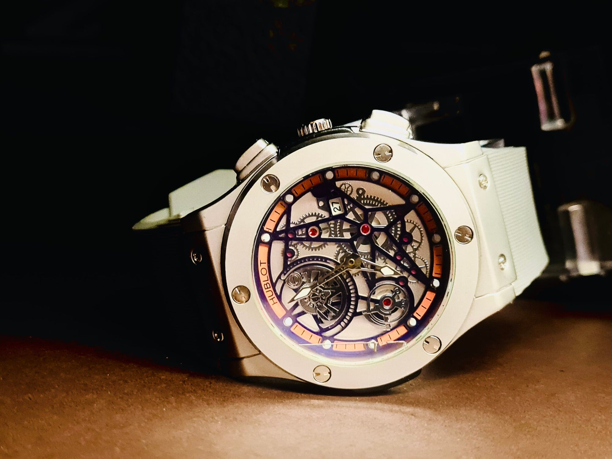 Luxury Skeleton Dial Mechanical Watch – Buy &amp; Win a 125 Honda Bike! 🏍️