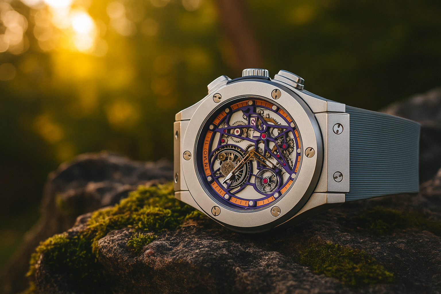 Luxury Skeleton Dial Mechanical Watch – Buy &amp; Win a 125 Honda Bike! 🏍️
